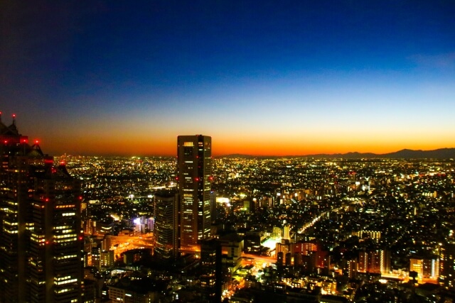 新宿の夜景の画像
