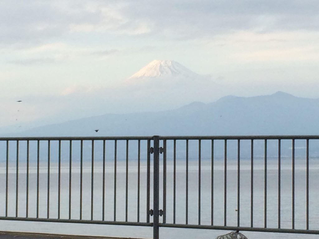 沼津西浦周辺からの富士山