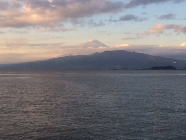 沼津から見る富士山