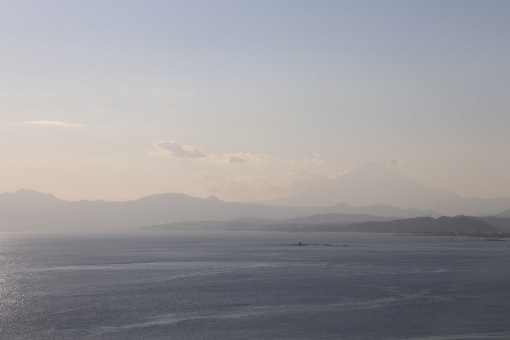 江ノ島シーキャンドルからの富士山