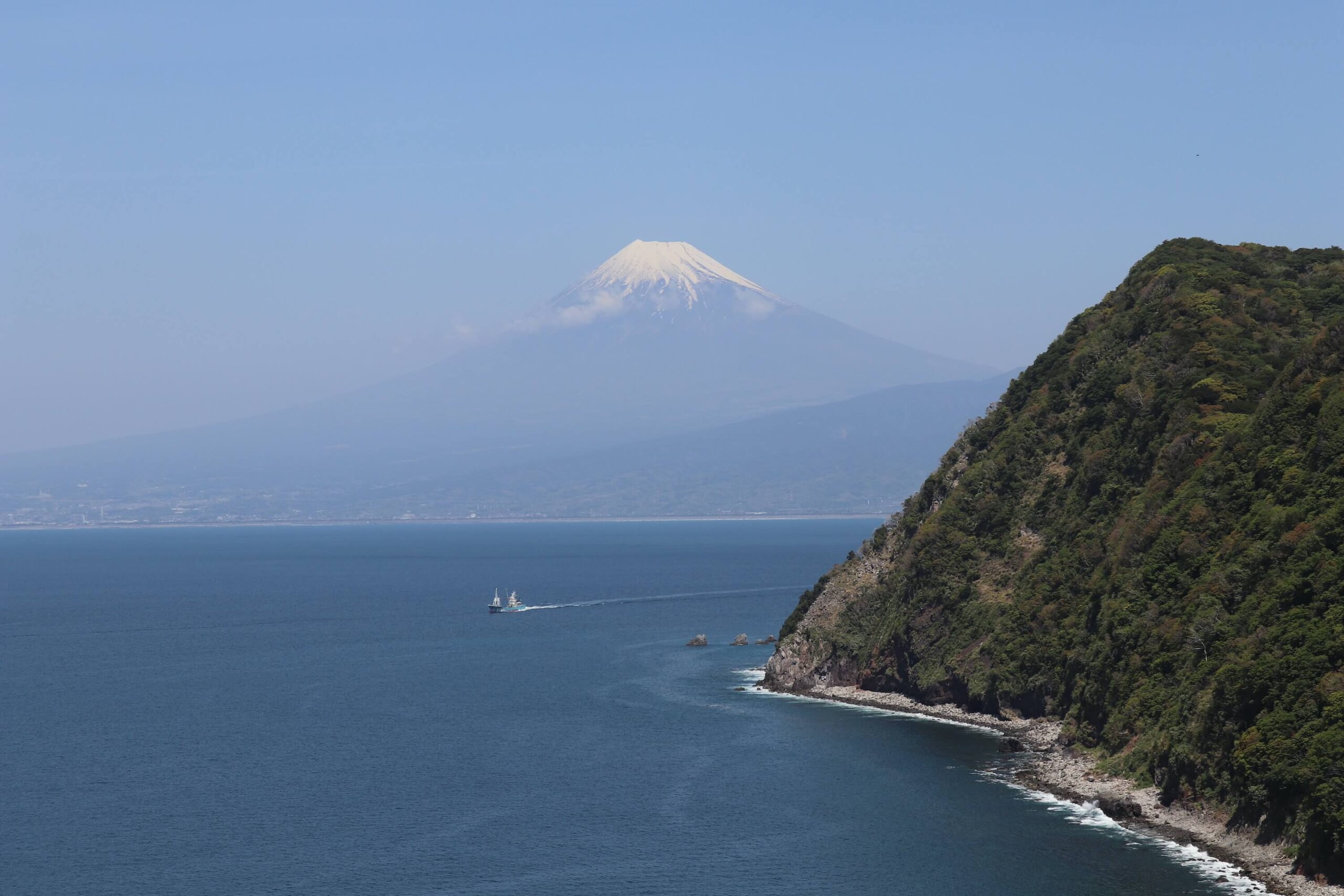 井田の煌めきの丘と富士山