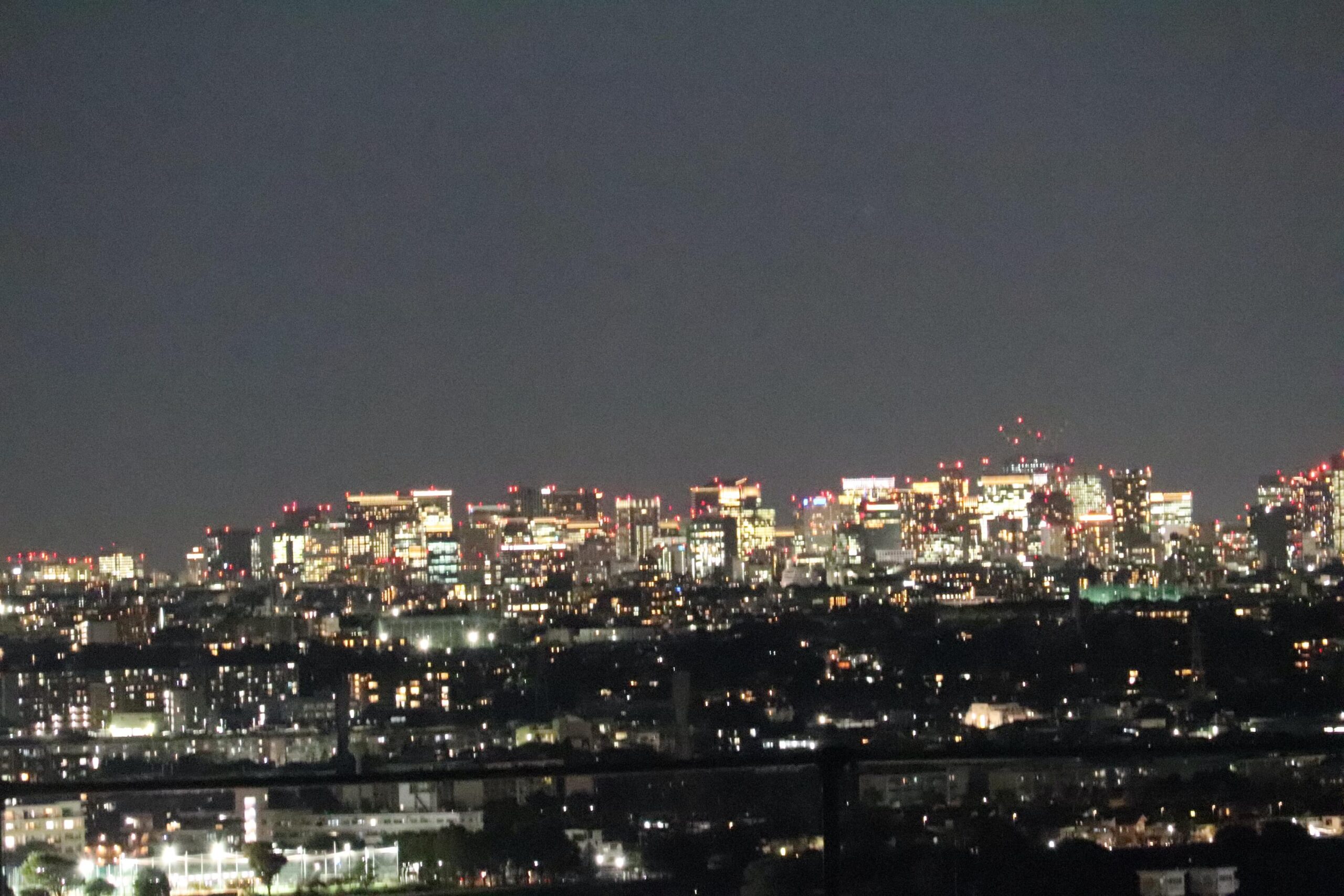 東京よみうりランドの夜景
