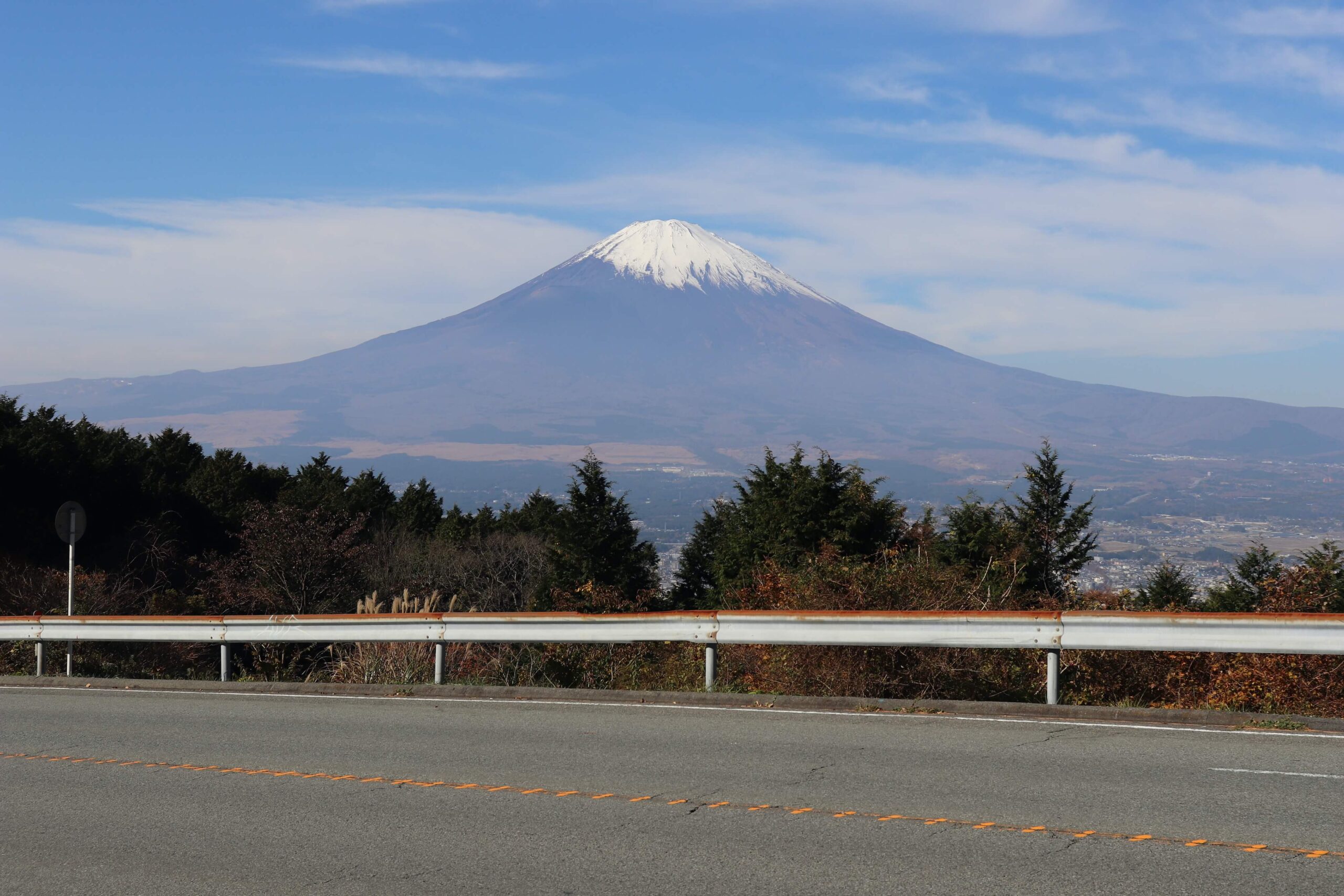 富士見cafeから見る富士山