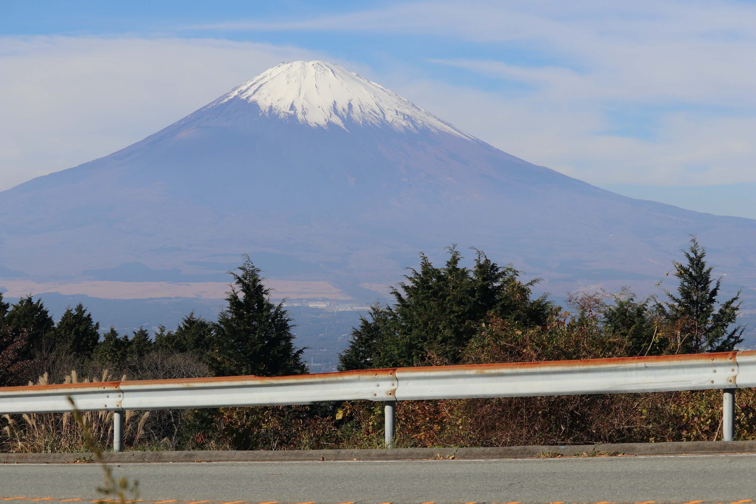 富士見cafeから見る富士山