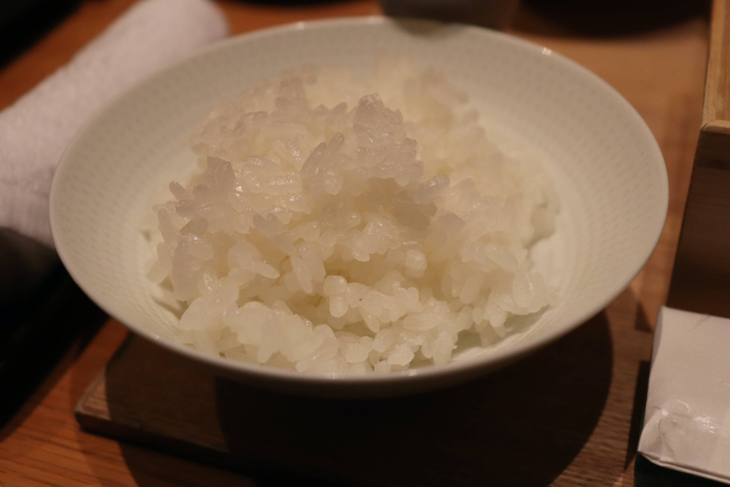 箱根強羅白檀の朝食のご飯の土鍋焼き銀シャリ