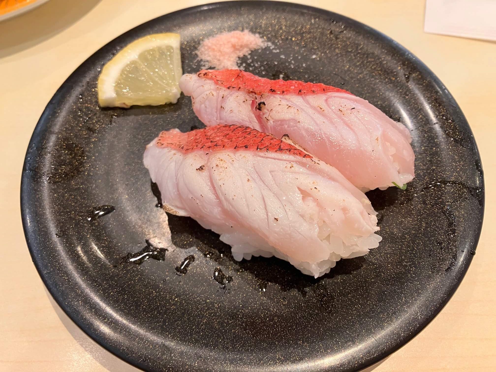 炙り金目鯛